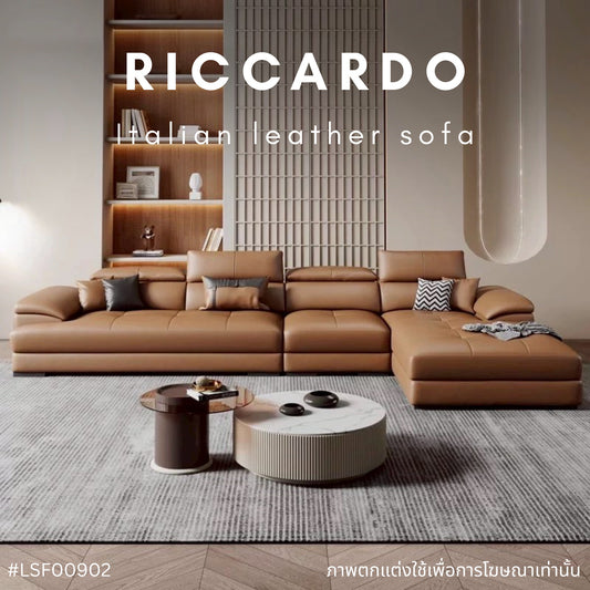 RICCARDO Italian leather sofa