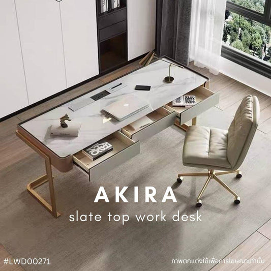 AKIRA slate top work desk