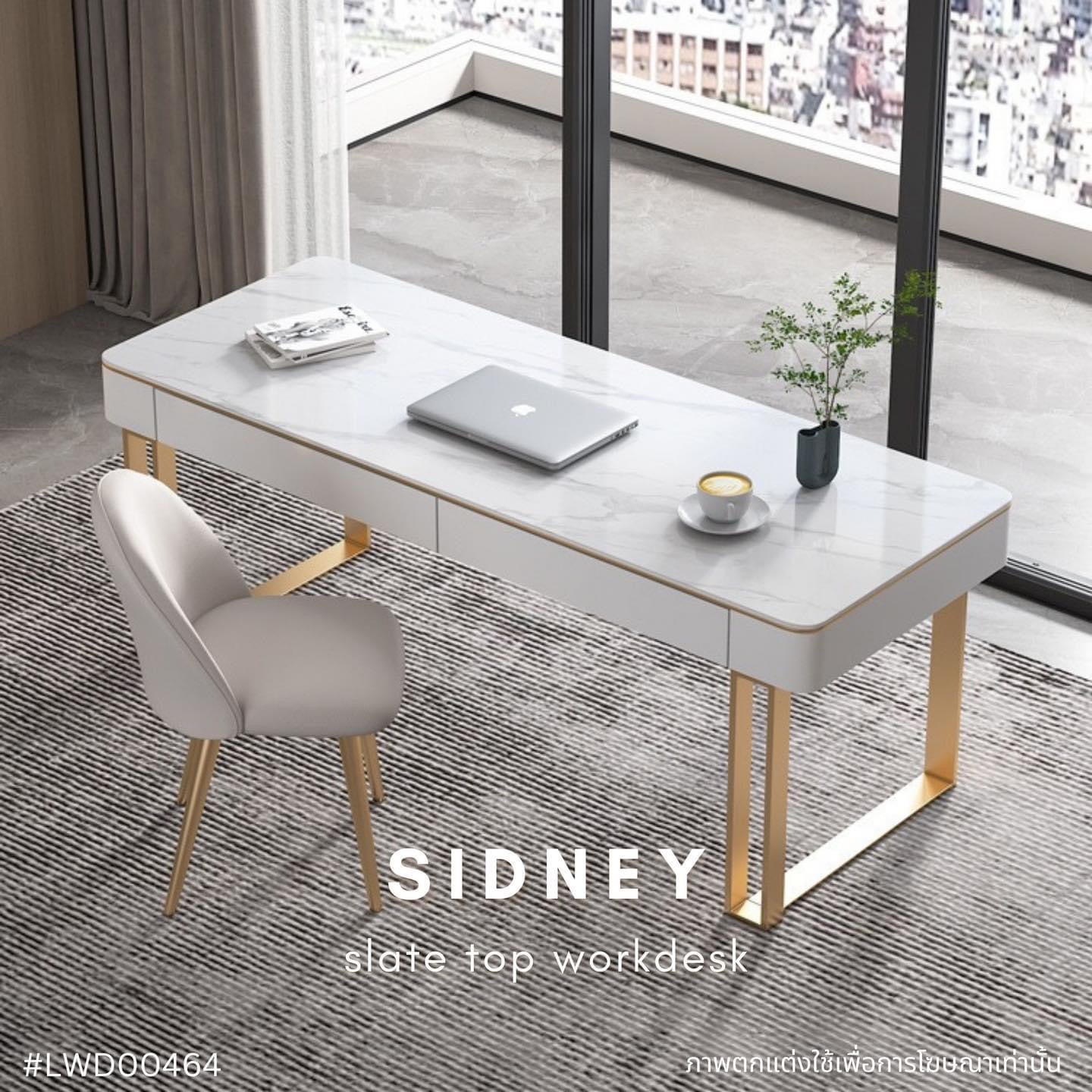 SIDNEY slate top workdesk