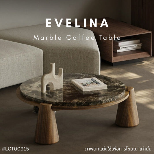 EVELINA marble coffee table